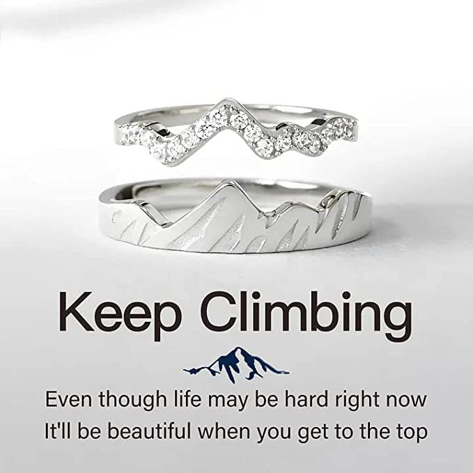 Get Stronger Mountain Ring