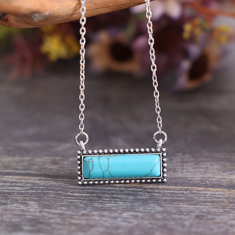 Southwestern Cowgirl Turquoise Necklace