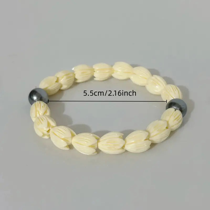 Hawaiian Tahiti Pearls Jasmine Bracelet