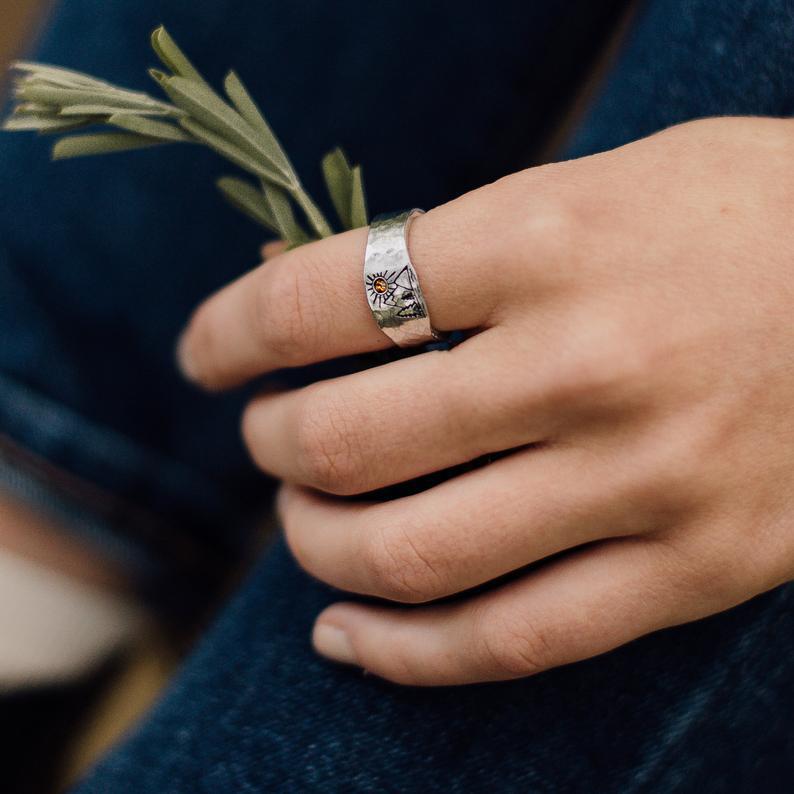 Sunset Mountain Ring