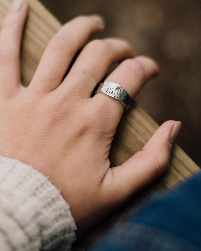 Sunset Mountain Ring