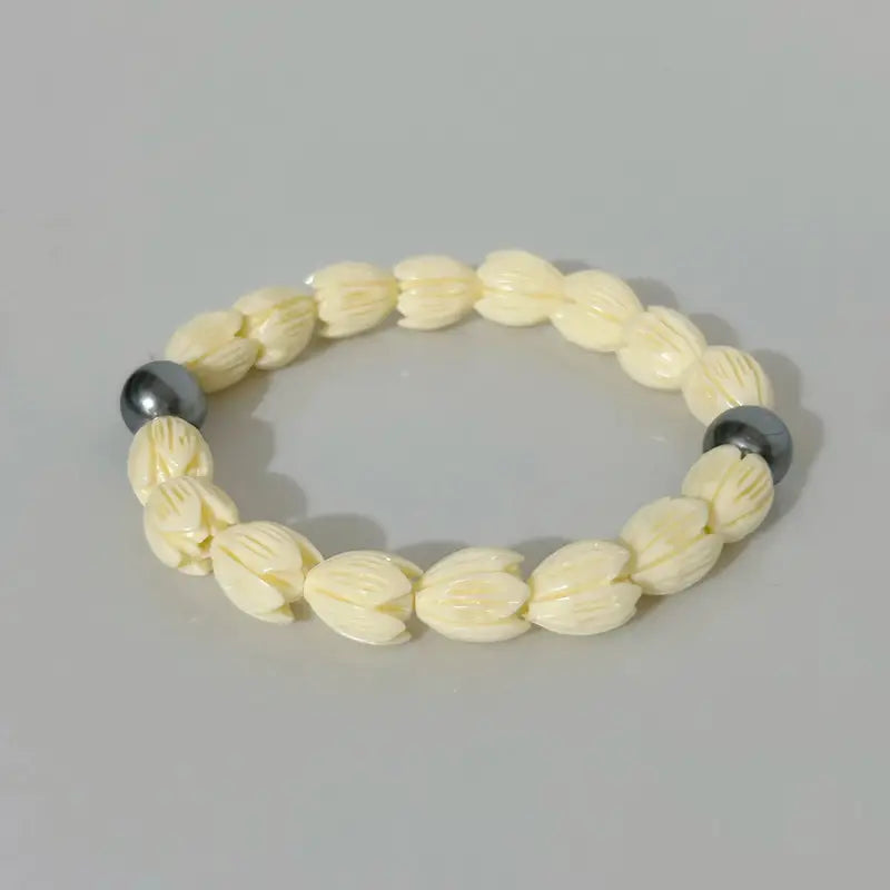 Hawaiian Tahiti Pearls Jasmine Bracelet