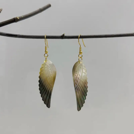 Bohemian Shell Wing Dangle Earrings