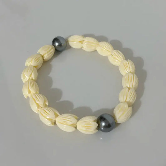 Hawaiian Tahiti Pearls Jasmine Bracelet